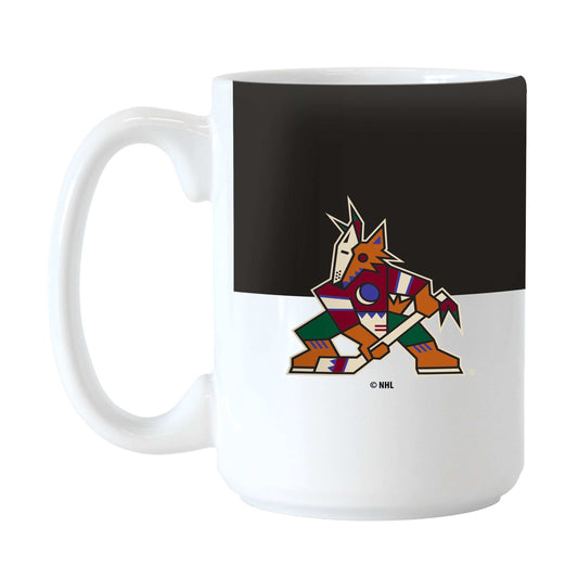Arizona Coyotes Color Block 15 oz Sublimated Mug - Logo Brands - Flyclothing LLC