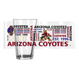 Phoenix Coyotes 16oz Spirit Pint Glass - Logo Brands - Flyclothing LLC