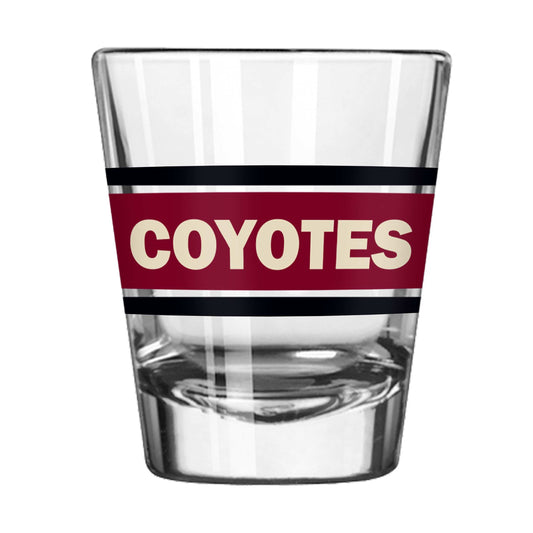 Arizona Coyotes 2oz Stripe Shot Glass - Logo Brands - Flyclothing LLC
