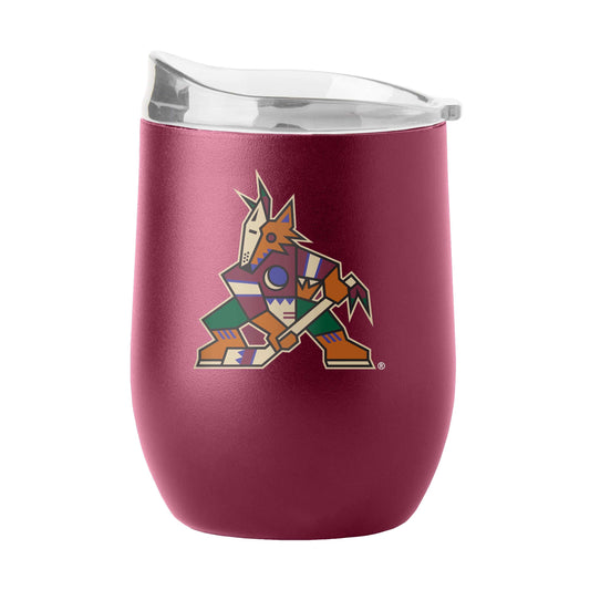 Arizona Coyotes 16oz Flipside Powder Coat Curved Bev - Logo Brands - Flyclothing LLC