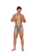 Elegant Memories Turquoise Men's Suspender Pouch 82304