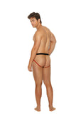 Elegant Moments Black Men's Fishnet & Lycra Jock Str 82313