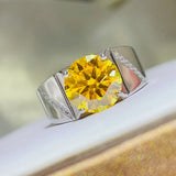 5 Carat Moissanite 925 Sterling Silver Ring - Trendsi - Flyclothing LLC