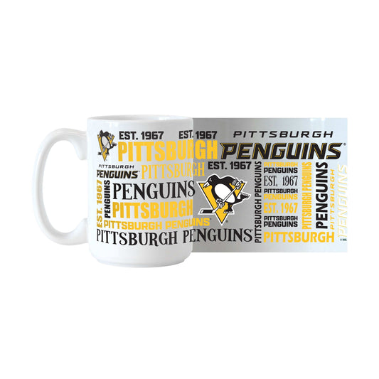 Pittsburgh Penguins 15oz Spirit Sublimated Mug - Logo Brands - Flyclothing LLC