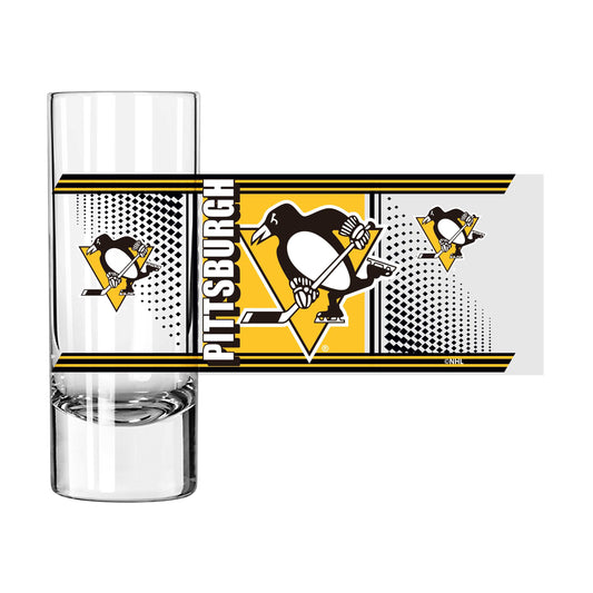 Pittsburgh Penguins 2.5oz Hero Shooter Glass - Logo Brands - Flyclothing LLC