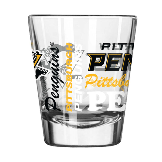 Pittsburgh Penguins 2oz Spirit Shot Glass - Logo Brands - Flyclothing LLC