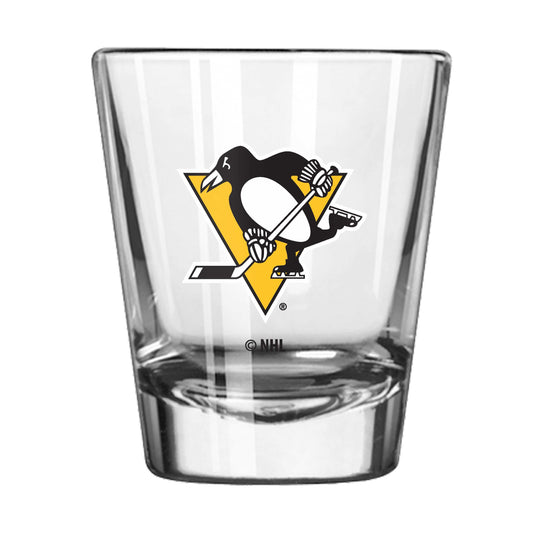 Pittsburgh Penguins 2oz Logo Shot Glass - Logo Brands - Flyclothing LLC