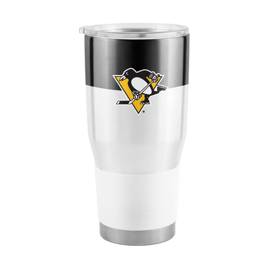 Pittsburgh Penguins 30oz Colorblock Stainless Tumbler - Logo Brands - Flyclothing LLC