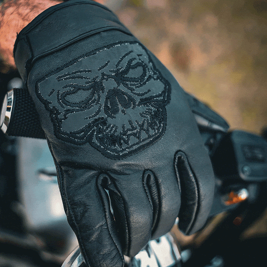 8241.SKULL - Mens Full Finger Gloves
