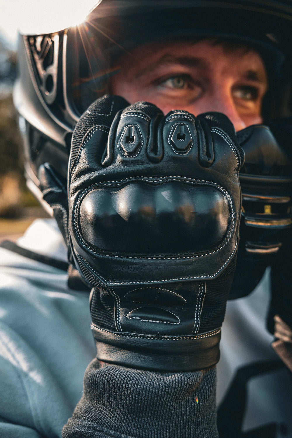 Men’s Soft Palm Grip Bike Gloves – Full Cover - Unik Just for Bikers - Flyclothing LLC