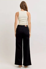 Judy Blue High-Waisted Wide Leg Jeans - Trendsi - Flyclothing LLC