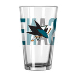 San Jose Sharks 16oz Overtime Pint Glass
