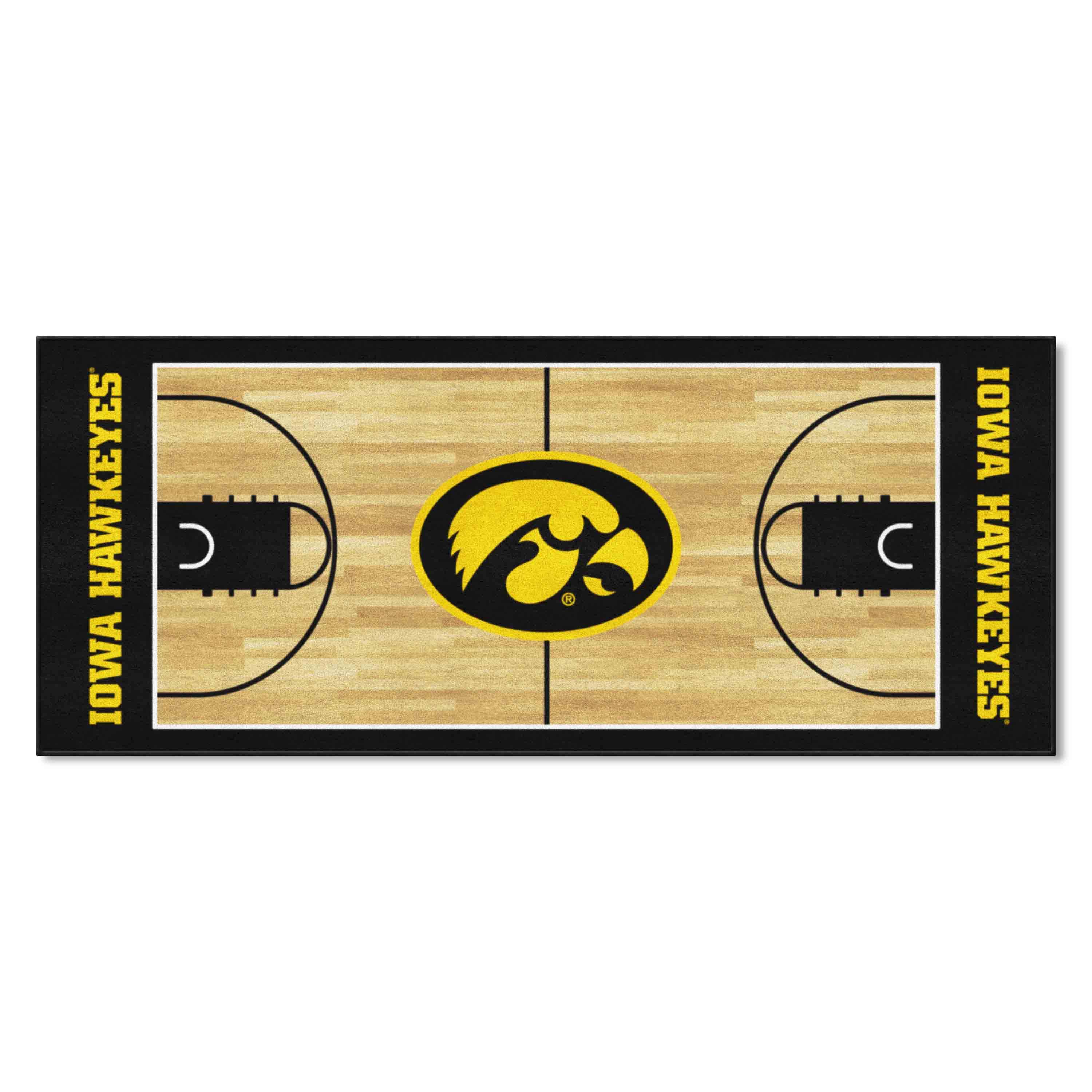 Iowa Hawkeyes Court Runner Rug - 30in. x 72in. - Iowa