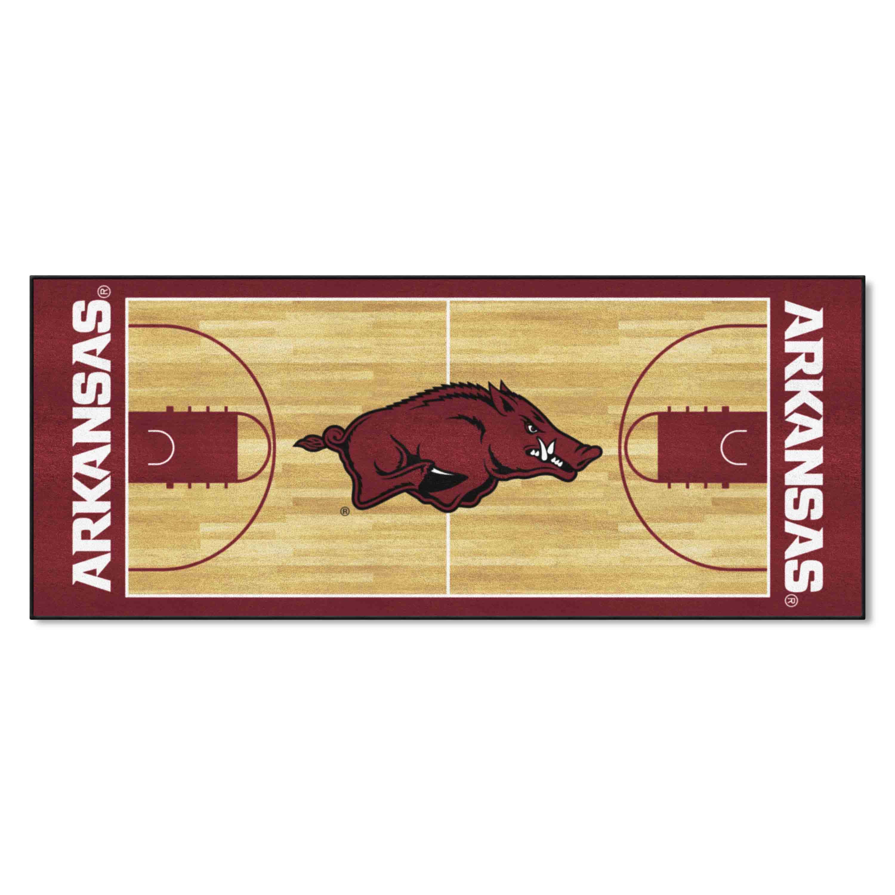 Arkansas Razorbacks Court Runner Rug - 30in. x 72in. - Arkansas