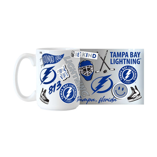 Tampa Bay Lightning 15oz Native Sublimated Mug - Logo Brands - Flyclothing LLC