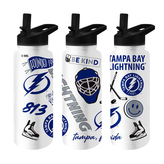 Tampa Bay Lightning 34oz Native Quencher Bottle - Logo Brands - Flyclothing LLC
