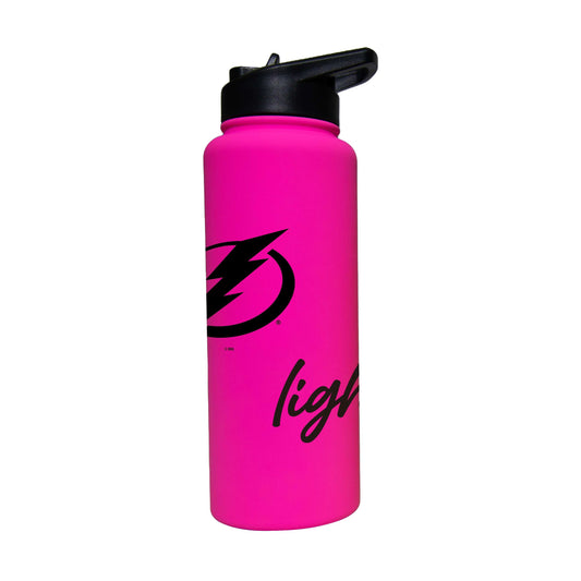 Tampa Bay Lightning 34oz Electric Bold Soft Touch Quencher - Logo Brands - Flyclothing LLC