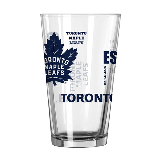 Toronto Maple Leafs 16oz Spirit Pint Glass - Logo Brands - Flyclothing LLC