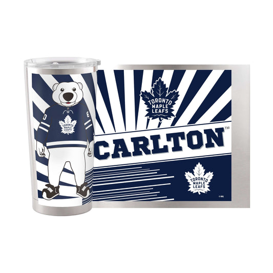 Toronto Maple Leafs 20oz Mascot Stainless Steel Tumbler - Logo Brands - Flyclothing LLC