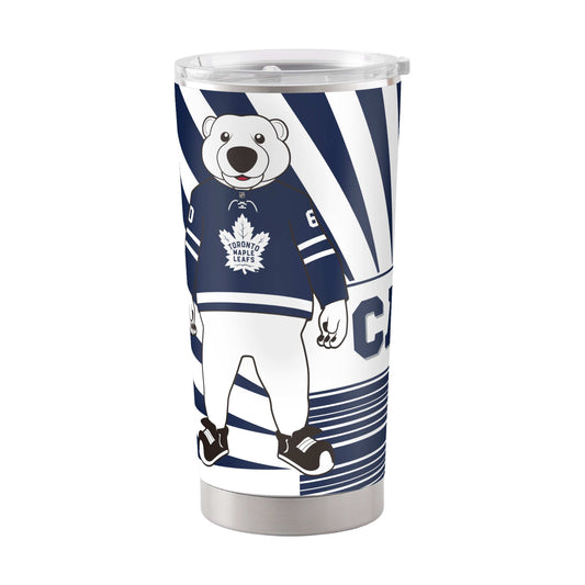 Toronto Maple Leafs 20oz Mascot Stainless Steel Tumbler - Logo Brands - Flyclothing LLC