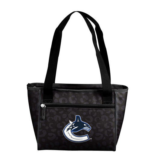 Vancouver Canucks Leopard Print 16 Can Cooler Tote - Logo Brands - Flyclothing LLC