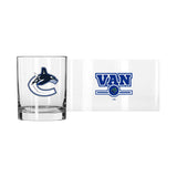 Vancouver Canucks 14oz Letterman Rocks Glass - Logo Brands - Flyclothing LLC