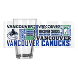 Vancouver Canucks 16oz Spirit Pint Glass - Logo Brands - Flyclothing LLC
