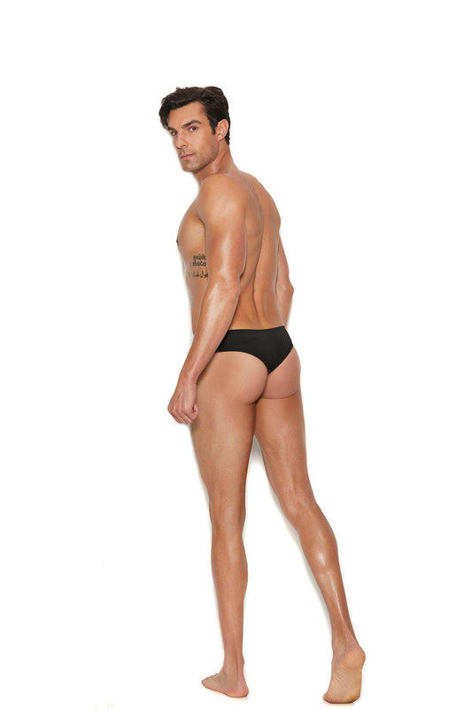 Elegant Moments Black Men's Thong Back Brief 82923 - Elegant Moments - Flyclothing LLC