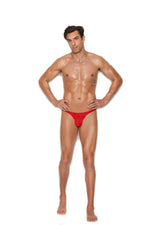 Elegant Moments Red Men's Micro Mini Thong 82924