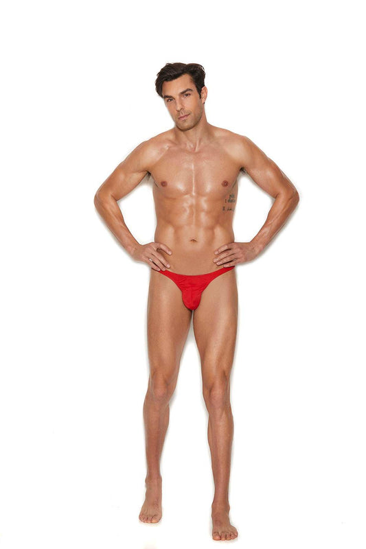 Elegant Moments Red Men's Micro Mini Thong 82924 - Elegant Moments - Flyclothing LLC