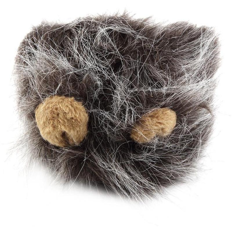 Funny Pet Hat For Small Dogs Cats Hat Emulation Lion Hair Mane Ears Head Cap Scarf Pet Halloween Festival Costume - My Store - Flyclothing LLC