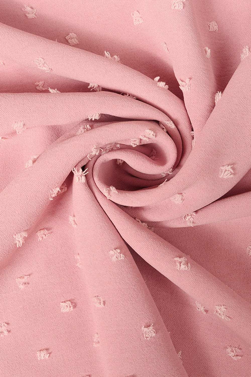 Swiss Dot V-Neck Short Sleeve Blouse - Trendsi - Flyclothing LLC