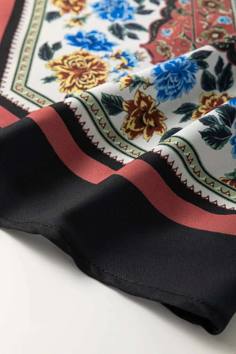 Mixed Floral Chevron Pattern Cami - Trendsi - Flyclothing LLC