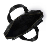 The Modern Briefcase Black - Classy Leather Bags - Flyclothing LLC