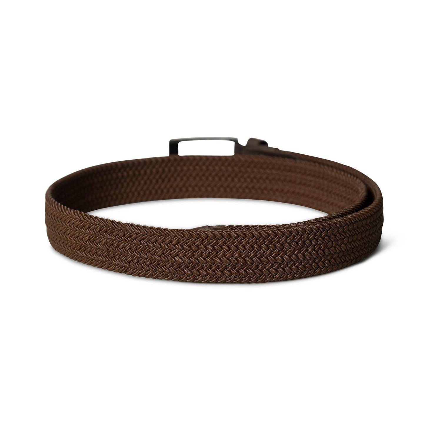 Braided Brown Canvas Belt - Classy Leather Bags - Flyclothing LLC
