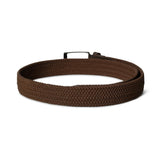 Braided Brown Canvas Belt - Classy Leather Bags - Flyclothing LLC