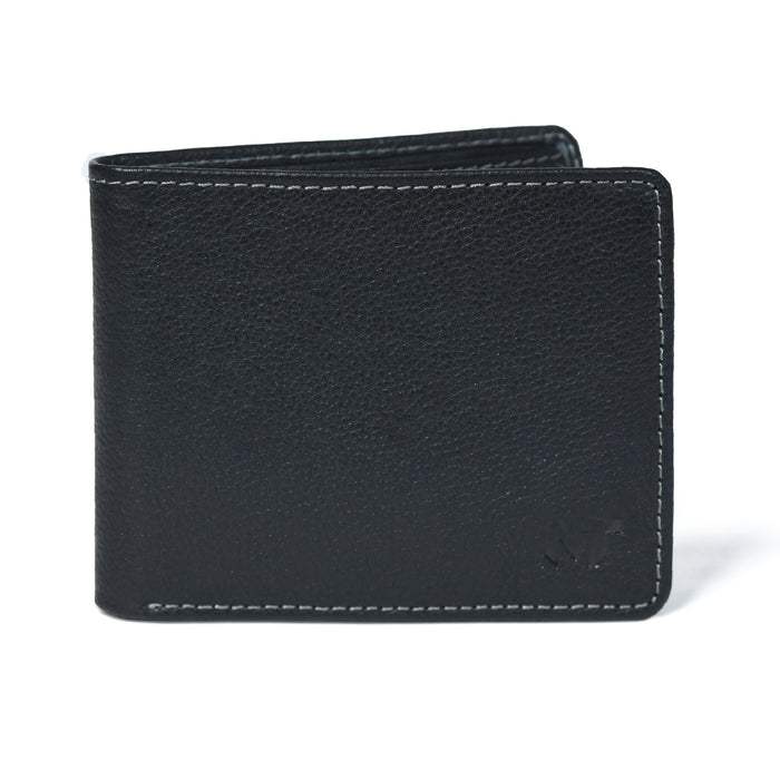 Classic Black Leather Wallet - Classy Leather Bags - Flyclothing LLC