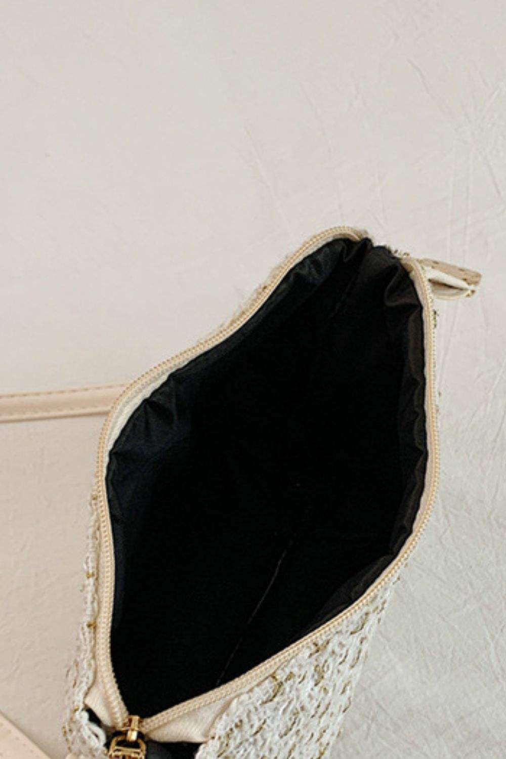 Woven Removable Strap Shoulder Bag - Trendsi - Flyclothing LLC