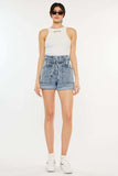 Kancan Ultra High Rise Paperbag Denim Shorts - Trendsi - Flyclothing LLC