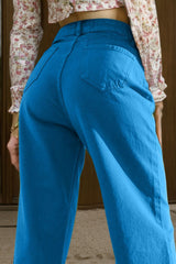 Wide Leg Jeans with Pockets Trendsi