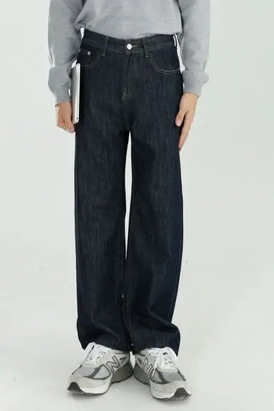 Mid Rise Jeans with Pockets - Trendsi - Flyclothing LLC