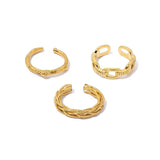 18K Gold-Plated Open Ring - Trendsi - Flyclothing LLC