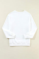 US Flag Round Neck Long Sleeve Sweatshirt - Trendsi - Flyclothing LLC