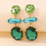 Alloy Geometric Dangle Earrings - Trendsi - Flyclothing LLC
