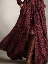 Plaid Button Front Maxi Shirt Dress - Trendsi - Flyclothing LLC