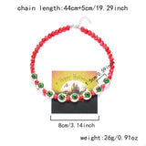 Halloween Beaded Necklace and Bracelet Jewelry Set - Trendsi - Flyclothing LLC