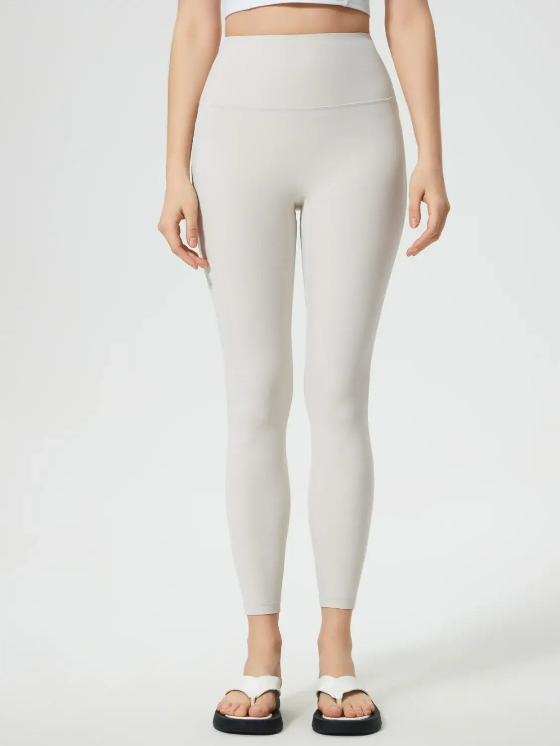 Millennia Wide Waistband Active Leggings - Trendsi - Flyclothing LLC