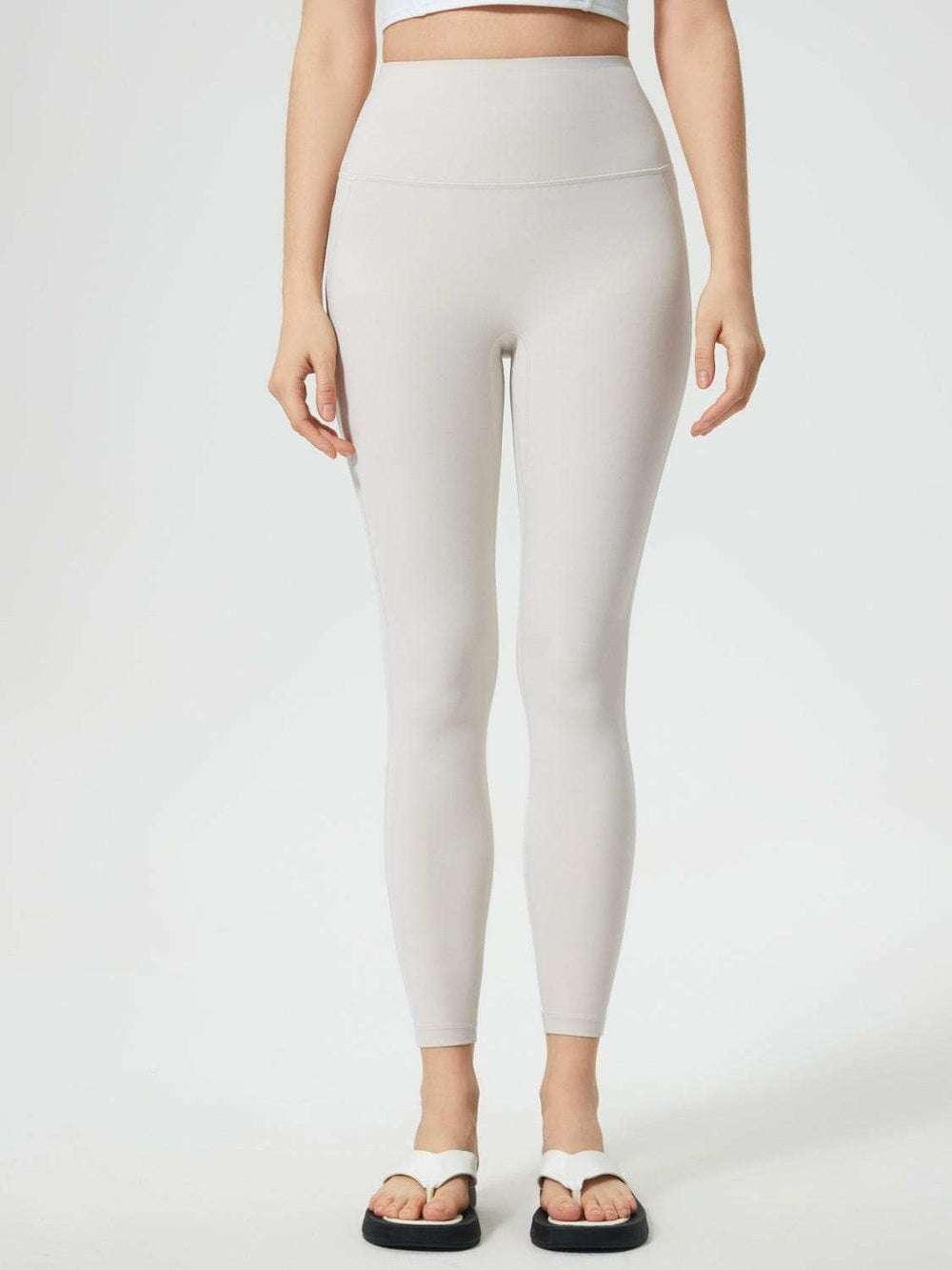 Millennia Wide Waistband Active Leggings - Trendsi - Flyclothing LLC