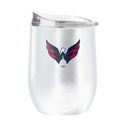 Washington Capitals 16oz Swagger Powder Coat Curved Bev - Logo Brands - Flyclothing LLC