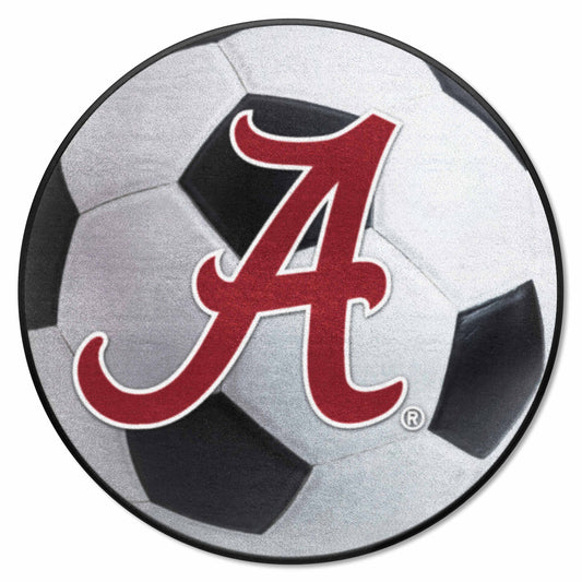 Alabama Crimson Tide Soccer Ball Rug - 27in. Diameter - Alabama